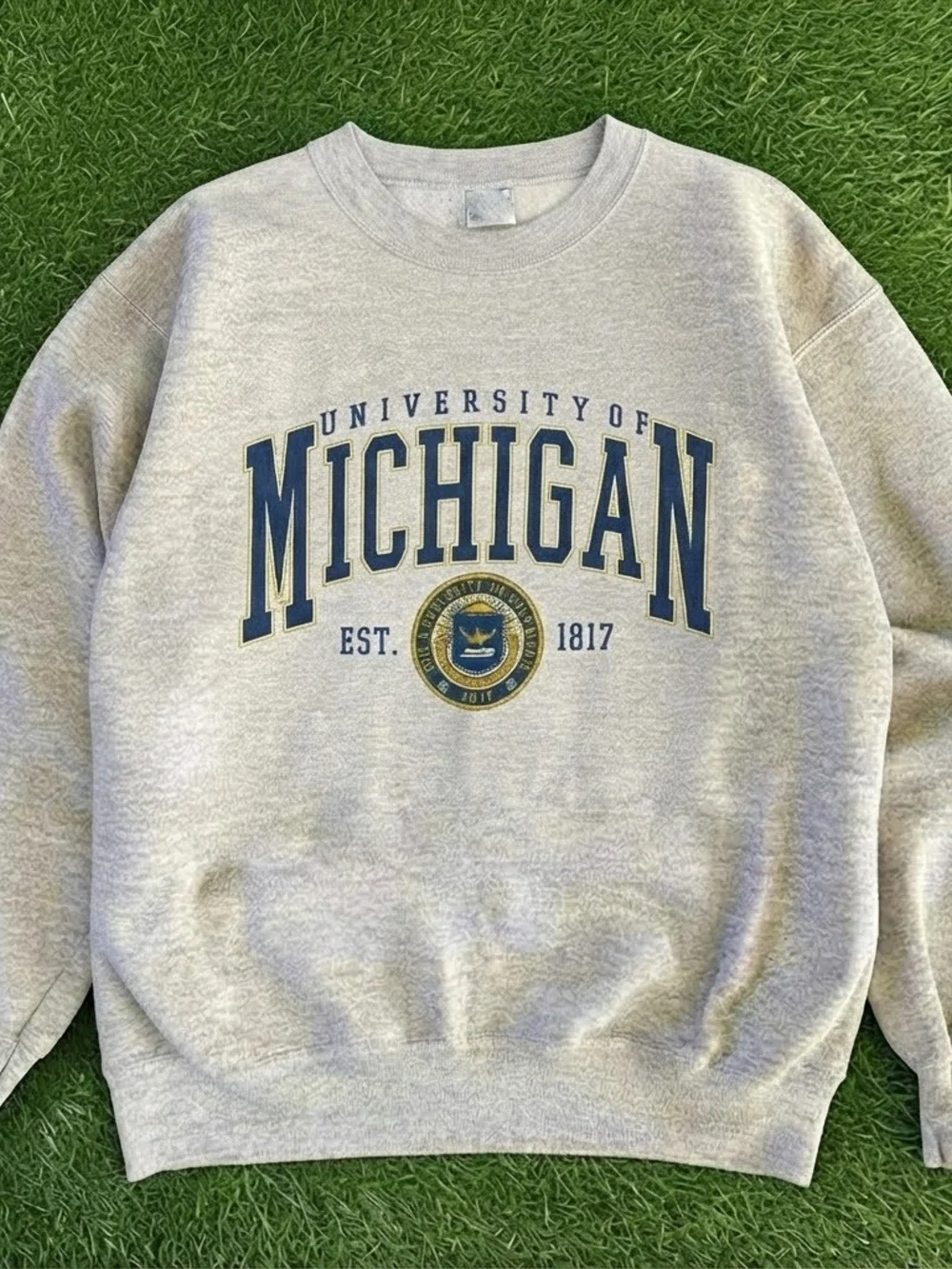 1817 Vintage University Of Michigan Logo Sweatshirt